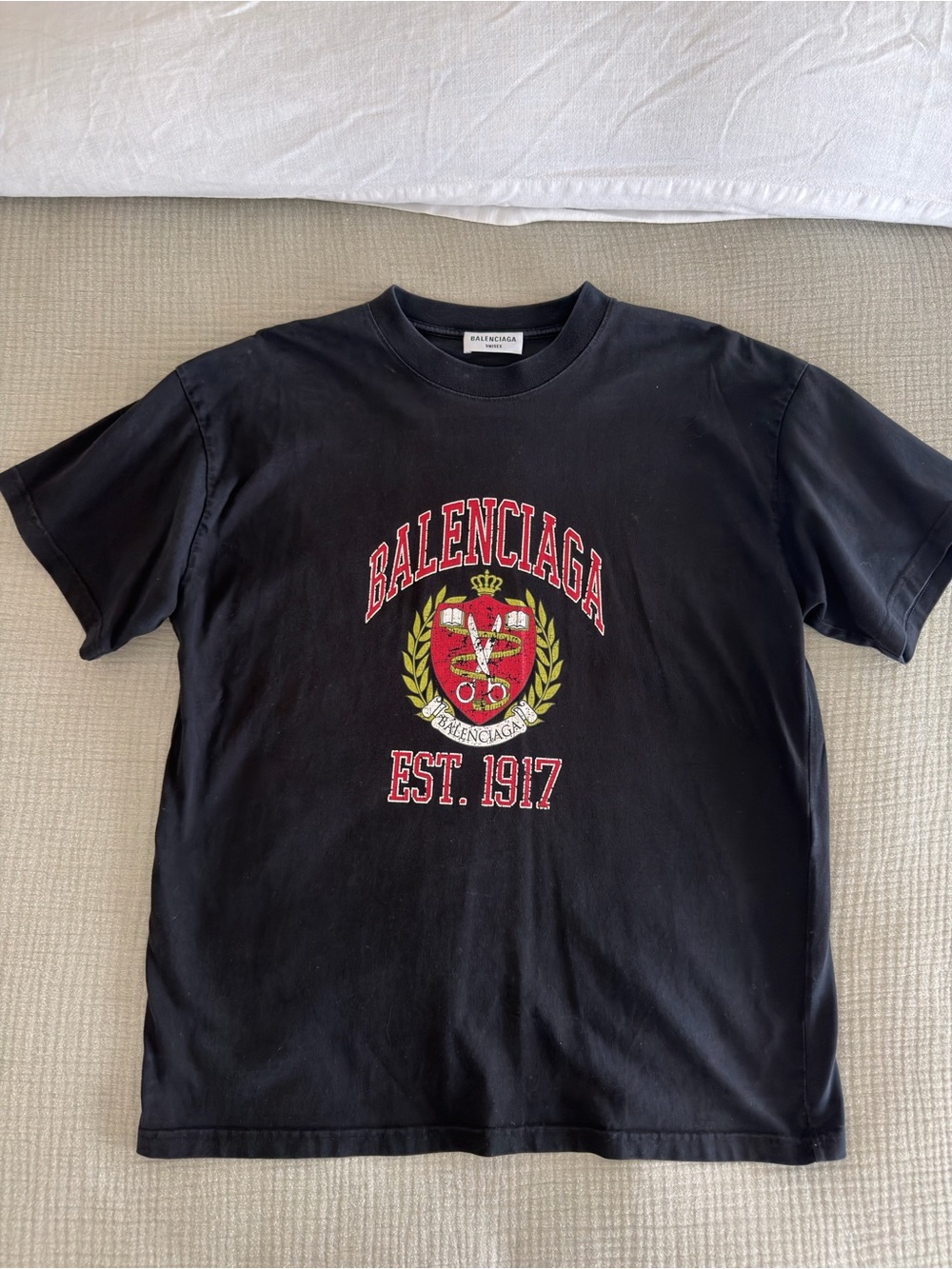 Women’s Balenciaga university tee